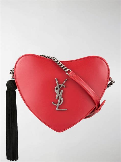 heart purse ysl|ysl heart bag red.